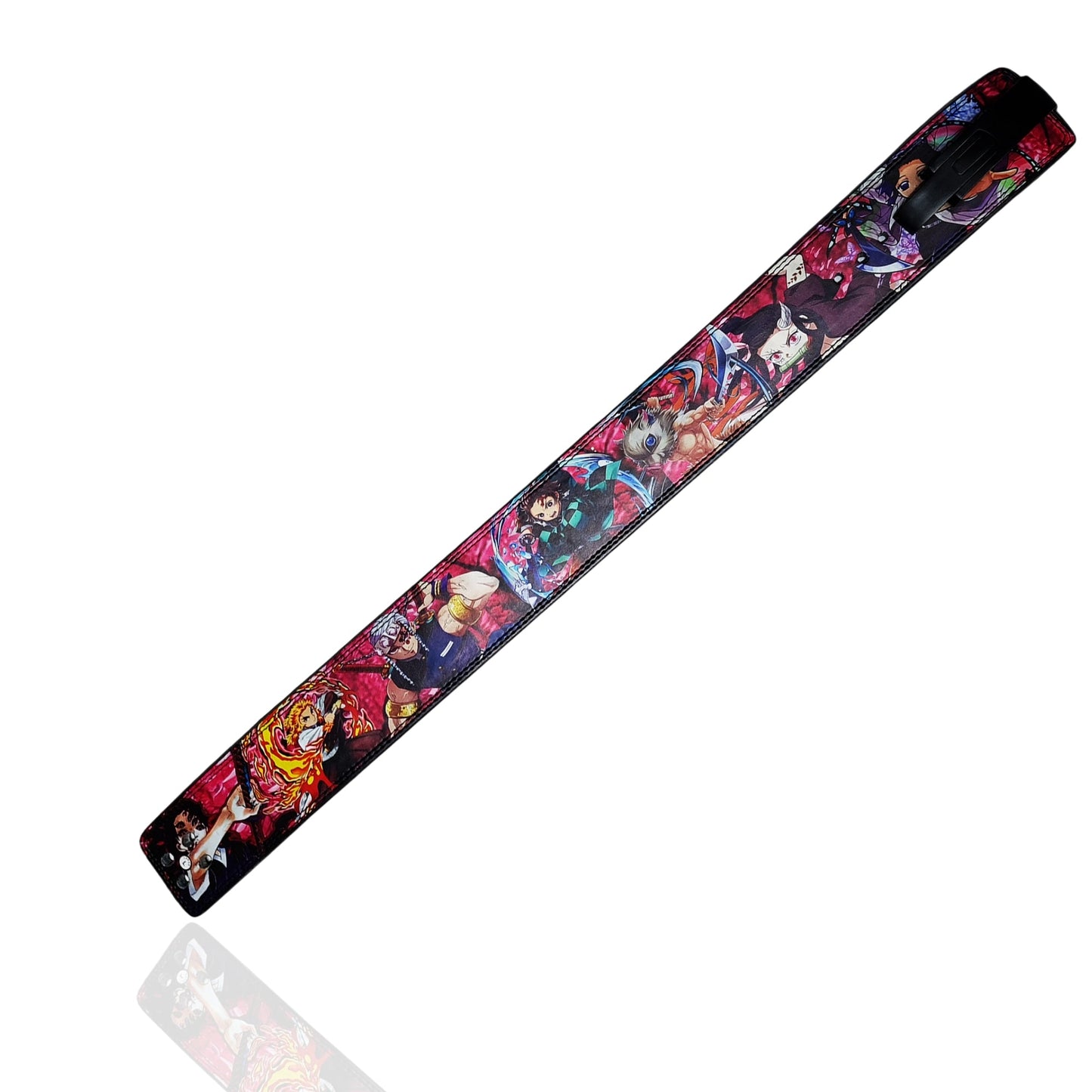 Demon slayer Powerlifting belt, Weightlifting belt, Leather Deadlifting belt