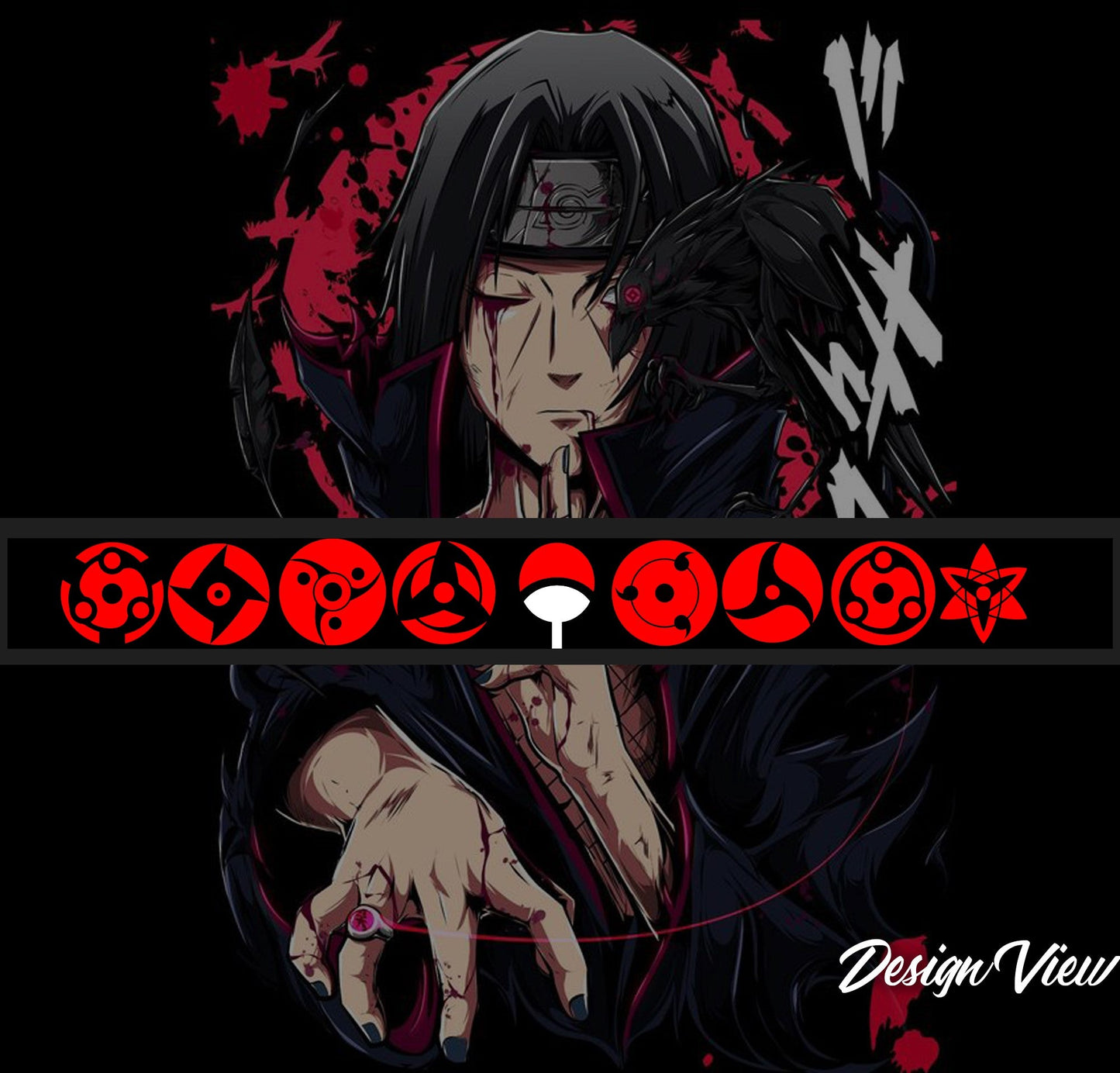 Naruto, Uchiha, Powerlifting belt, Naruto Weightlifting belt, mangekyo sharingan