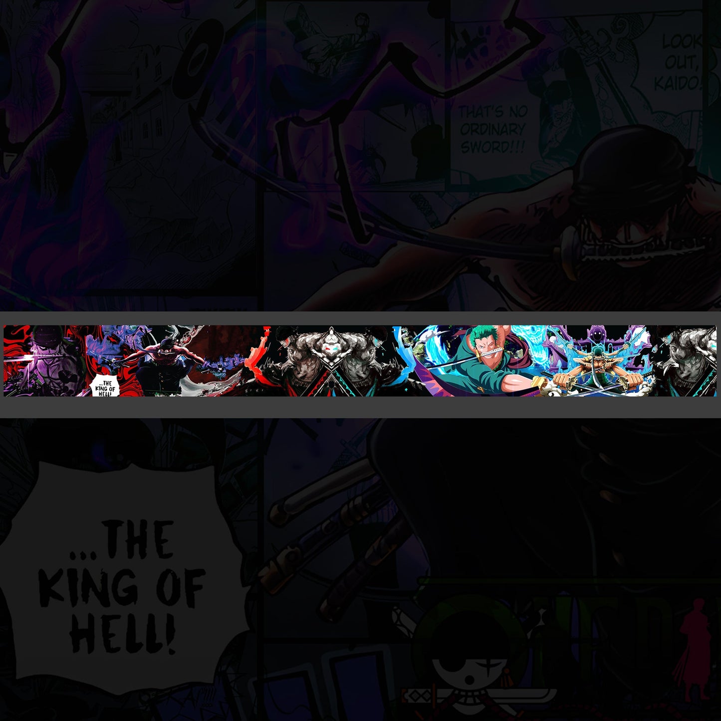 One Piece Roronoa Zoro powerlifting lever belt, weightlifting belt