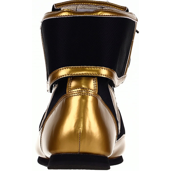 Winning Mid-Cut FOLD Type Boxing Shoes - Black Gold