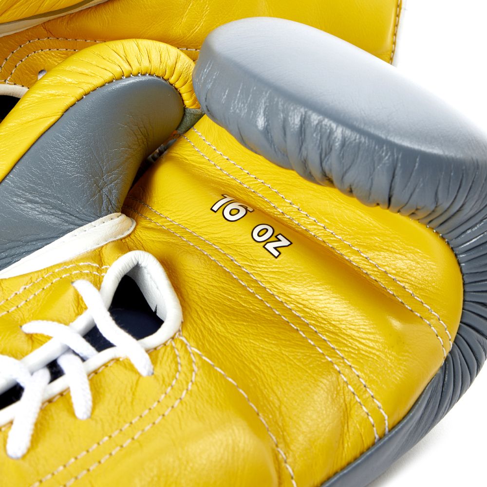 Winning boxing gloves, gray/yellow christmas gift for mens Thanksgiving gifts for him