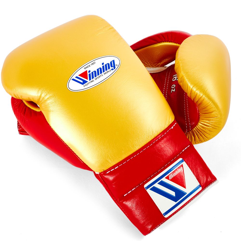 Winning boxing gloves, gold/red christmas gift for mens Thanksgiving gifts for him