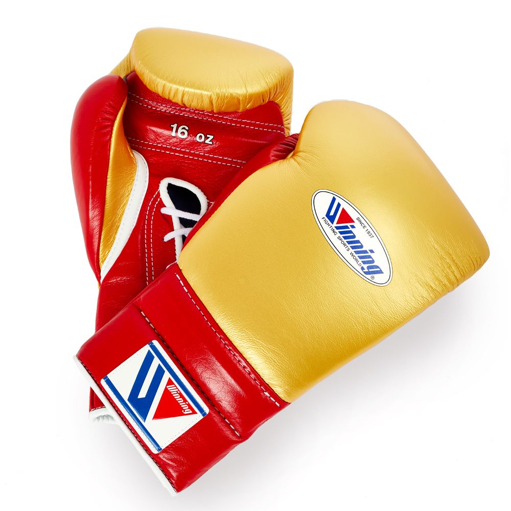 Winning boxing gloves, gold/red christmas gift for mens Thanksgiving gifts for him