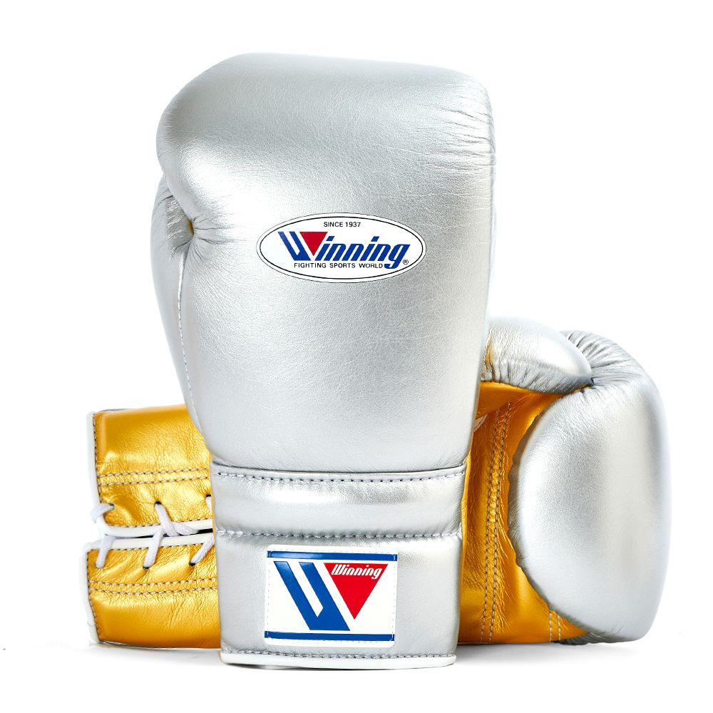 Winning boxing gloves, silver/gold christmas gift for mens Thanksgiving gifts for him