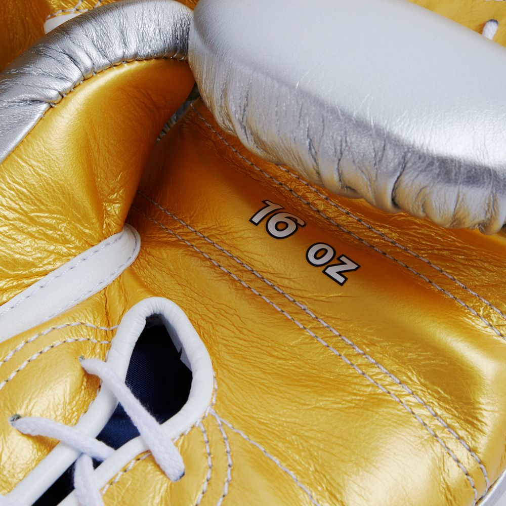 Winning boxing gloves, silver/gold christmas gift for mens Thanksgiving gifts for him
