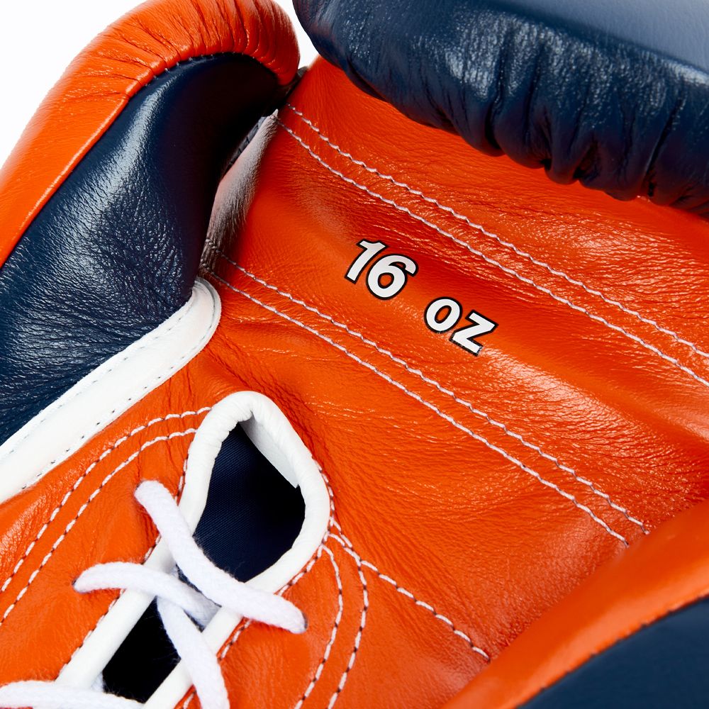 Winning boxing gloves, blue/orange christmas gift for mens Thanksgiving gifts for him