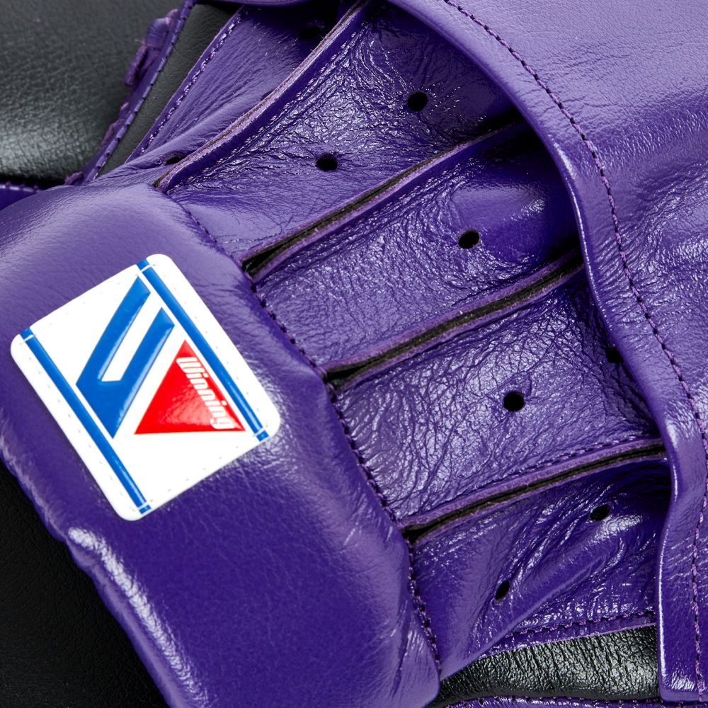 WINNING BOXING CUSTOM CM-65 PUNCH MITTS - PURPLE BLACK