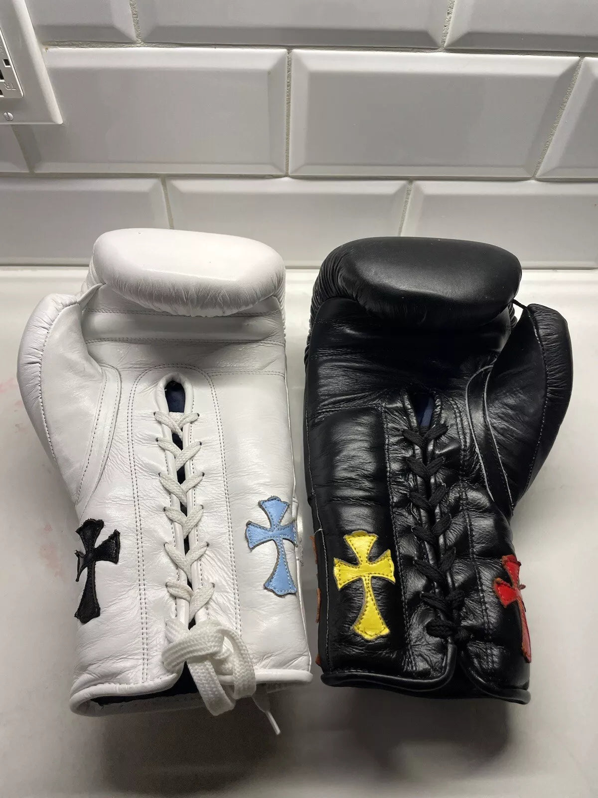 Customizable boxing glove , Glove Forge online , High Quality COPIES of Branded Gloves, BLACK Birthday gift for Friends, .