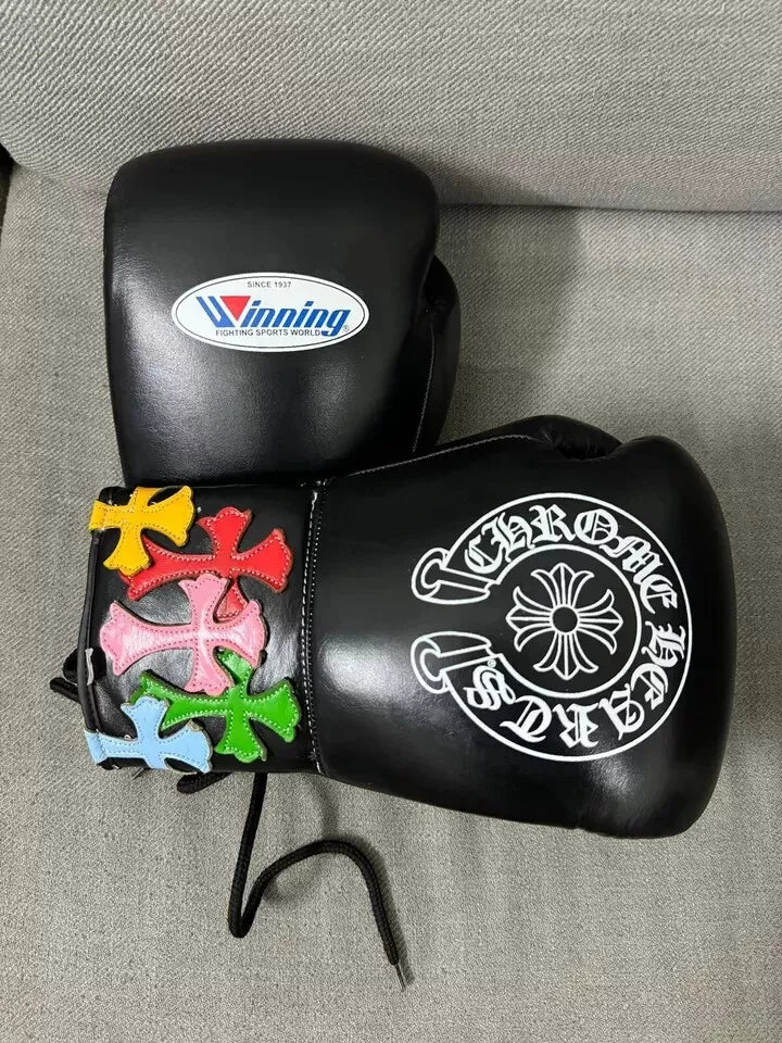 Winning boxing gloves, BLACK christmas gift for mens Thanksgiving gifts for him...