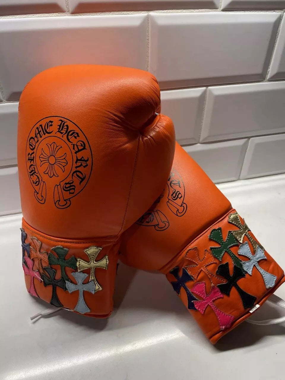 Customizable boxing glove , Glove Forge online , ORANGE boxing gloves,
