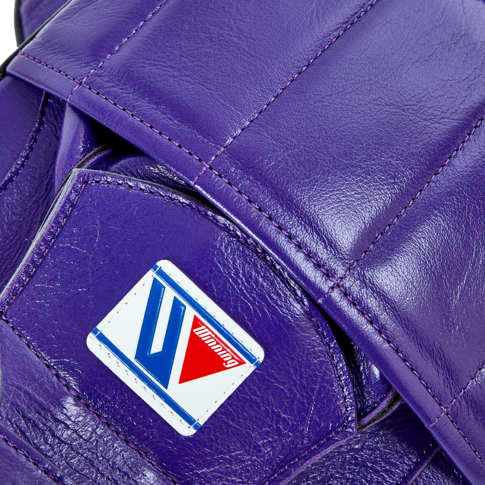 WINNING BOXING SENDAI CUSTOM PUNCH MITTS - PURPLE BLACK