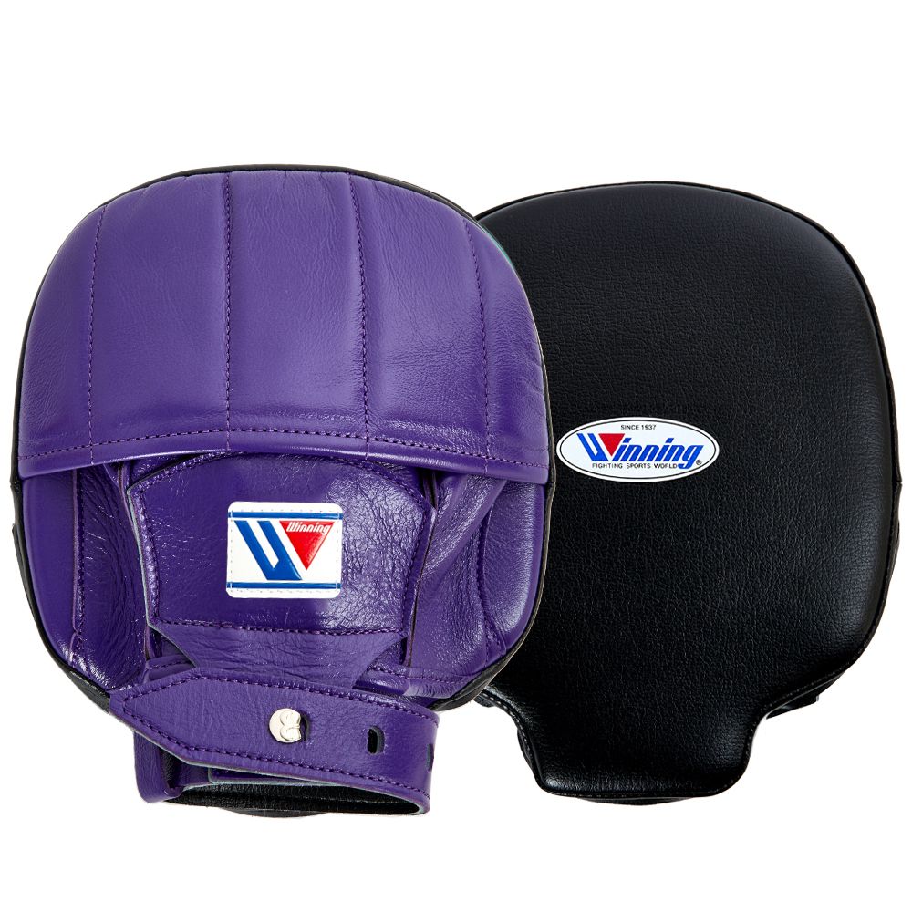WINNING BOXING SENDAI CUSTOM PUNCH MITTS - PURPLE BLACK
