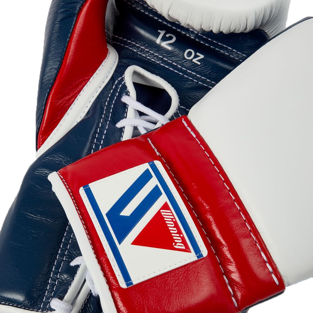 Winning boxing gloves, white/blue christmas gift for mens Thanksgiving gifts for him