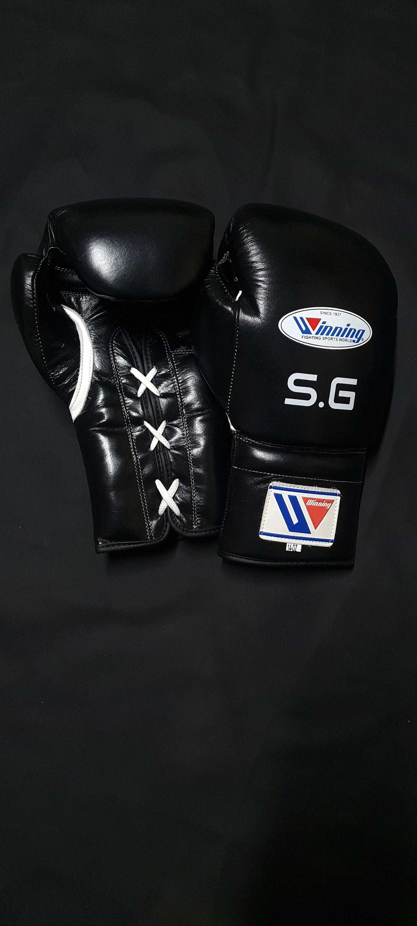 Winning boxing gloves, BLACK christmas gift for mens Thanksgiving gifts for him