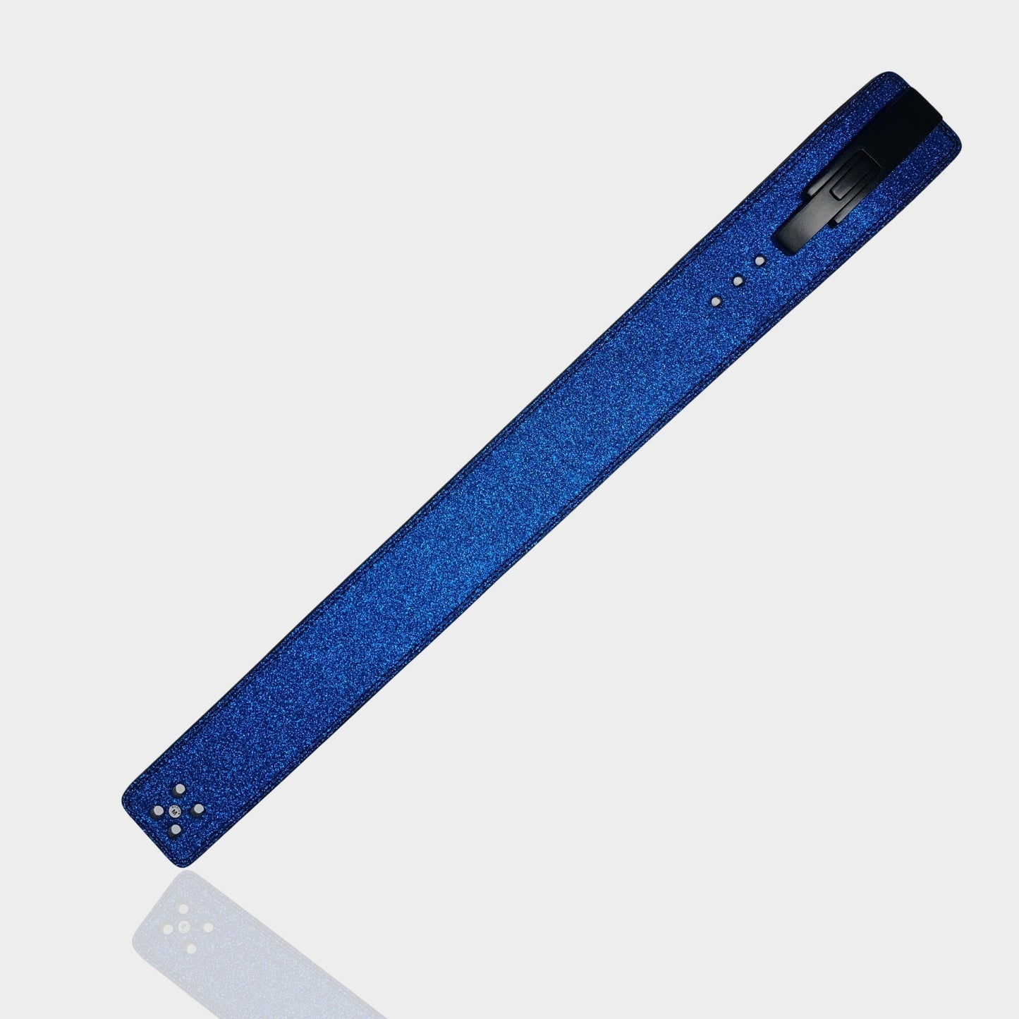 Blue Sparkling Weightlifting belt, Custom weight lift belt, father's day Gifts