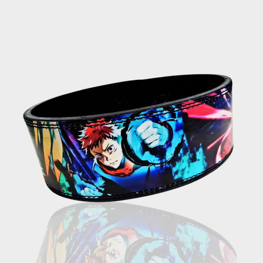 Powerlifting lever belt, weightlifting gym belt, Jujutsu Kaisen, Itadori, weight lift belts, Deadlift belt