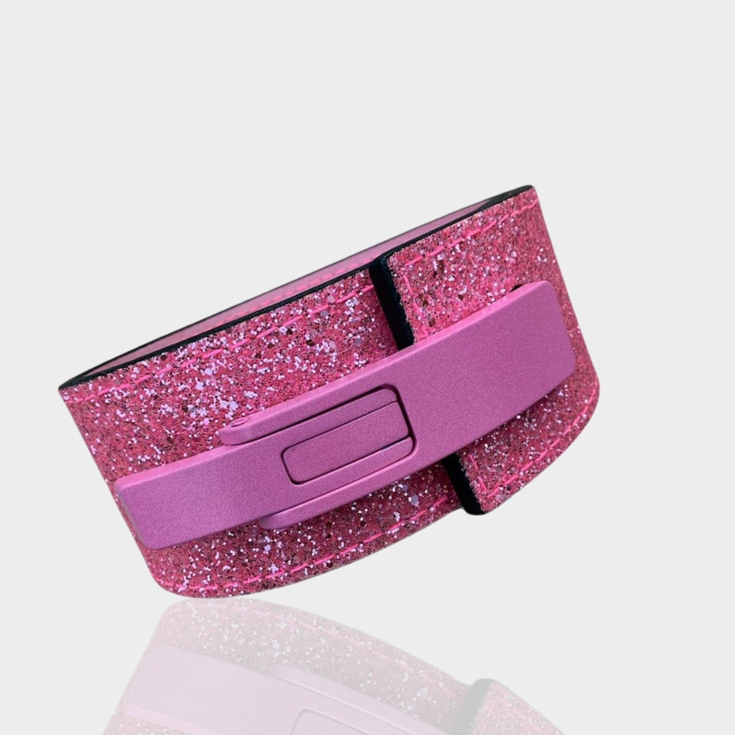 Pink Sparkling Powerlifting lever belt, Deadlift belt, Weightlifting belt, Gifts for dad, Squat belt, Gym belt Gifts for friend