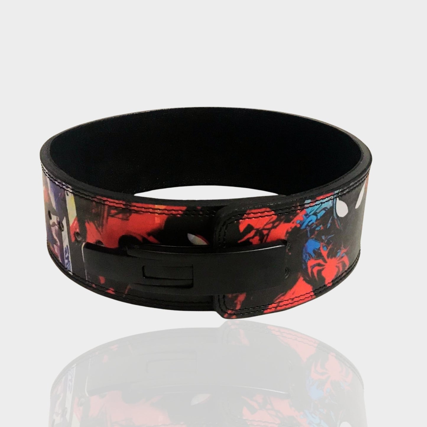 Spider man weightlifting gym belt powerlifting lever belt Custom lift belt gym belt