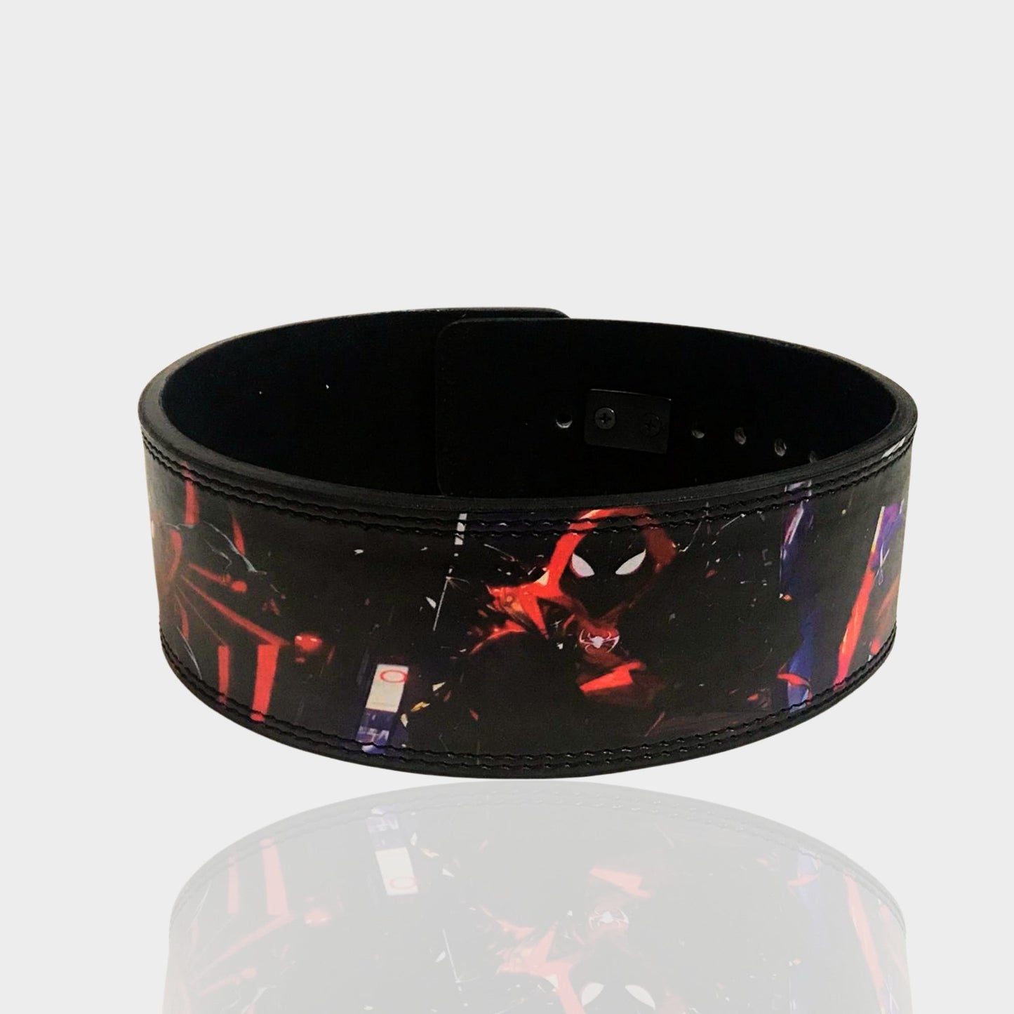 Spider man weightlifting gym belt powerlifting lever belt Custom lift belt gym belt