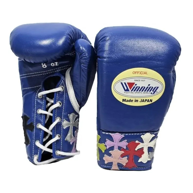 Winning boxing gloves,  BLUE christmas gift for mens Thanksgiving gifts for him