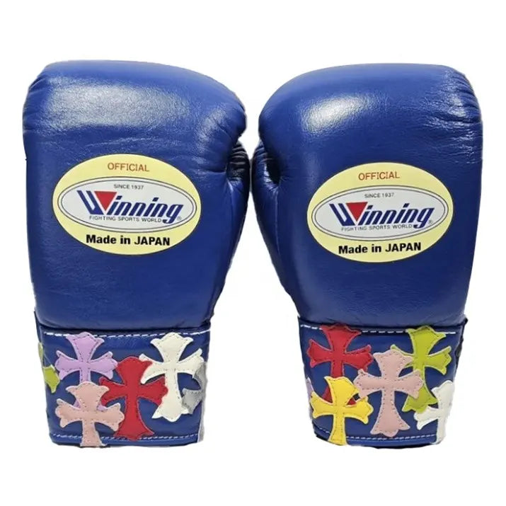 Winning boxing gloves,  BLUE christmas gift for mens Thanksgiving gifts for him