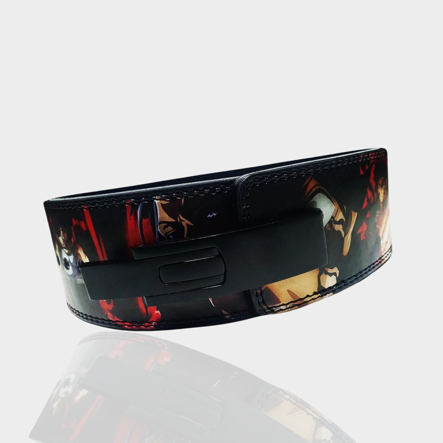 Powerlifting lever belt, gym belt custom lift belt, weightlifting belt,  Gifts got him, Black Clover