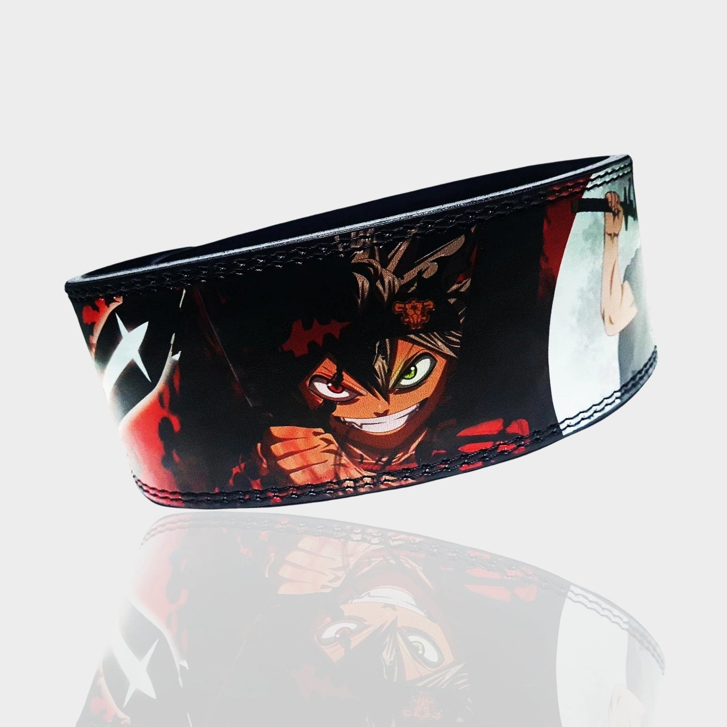 Powerlifting lever belt, gym belt custom lift belt, weightlifting belt,  Gifts got him, Black Clover