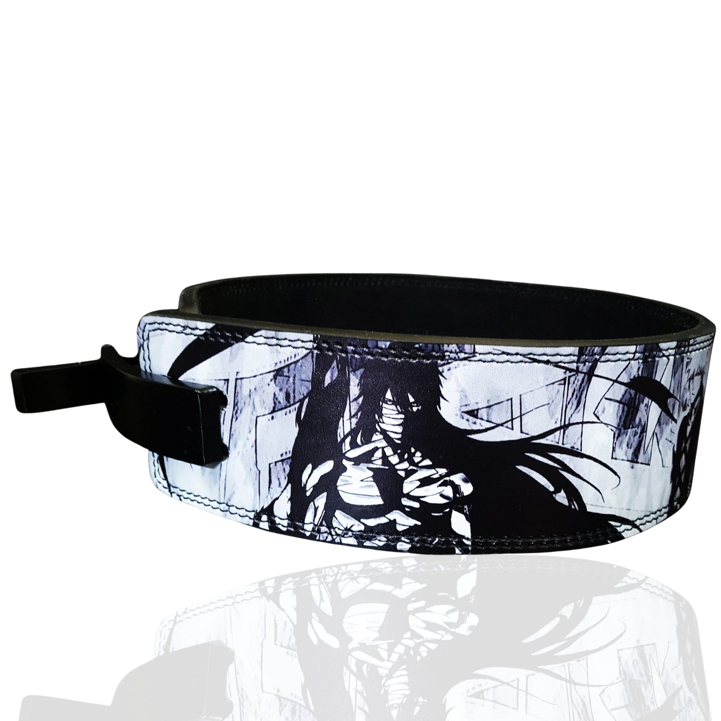 Powerlifting gym belt, Bleach Weight lift Belt, Deadlift Belt, Gifts for him, Ichigo Kurosaki Bankai