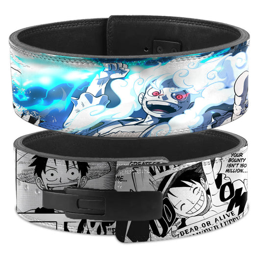 One Piece, Luffy Gear 5, Nika weight lift belt, Luffy Gym Belt, One piece powerlift belt, One piece Powerlifting belt