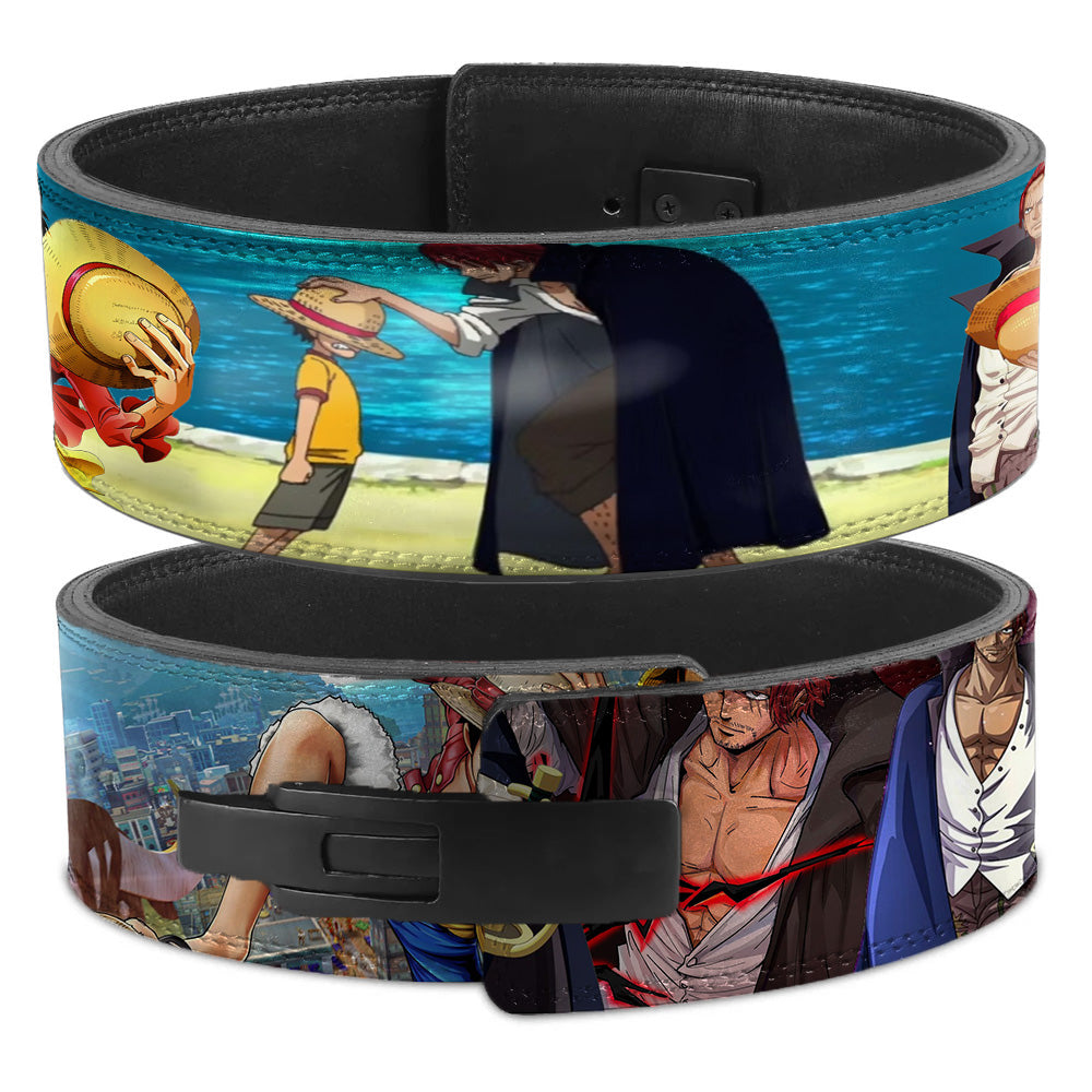 One Piece, Shanks and luffy weight lift belt, Shanks emperor Gym Belt, Shanks powerlift belt, One piece Powerlifting belt