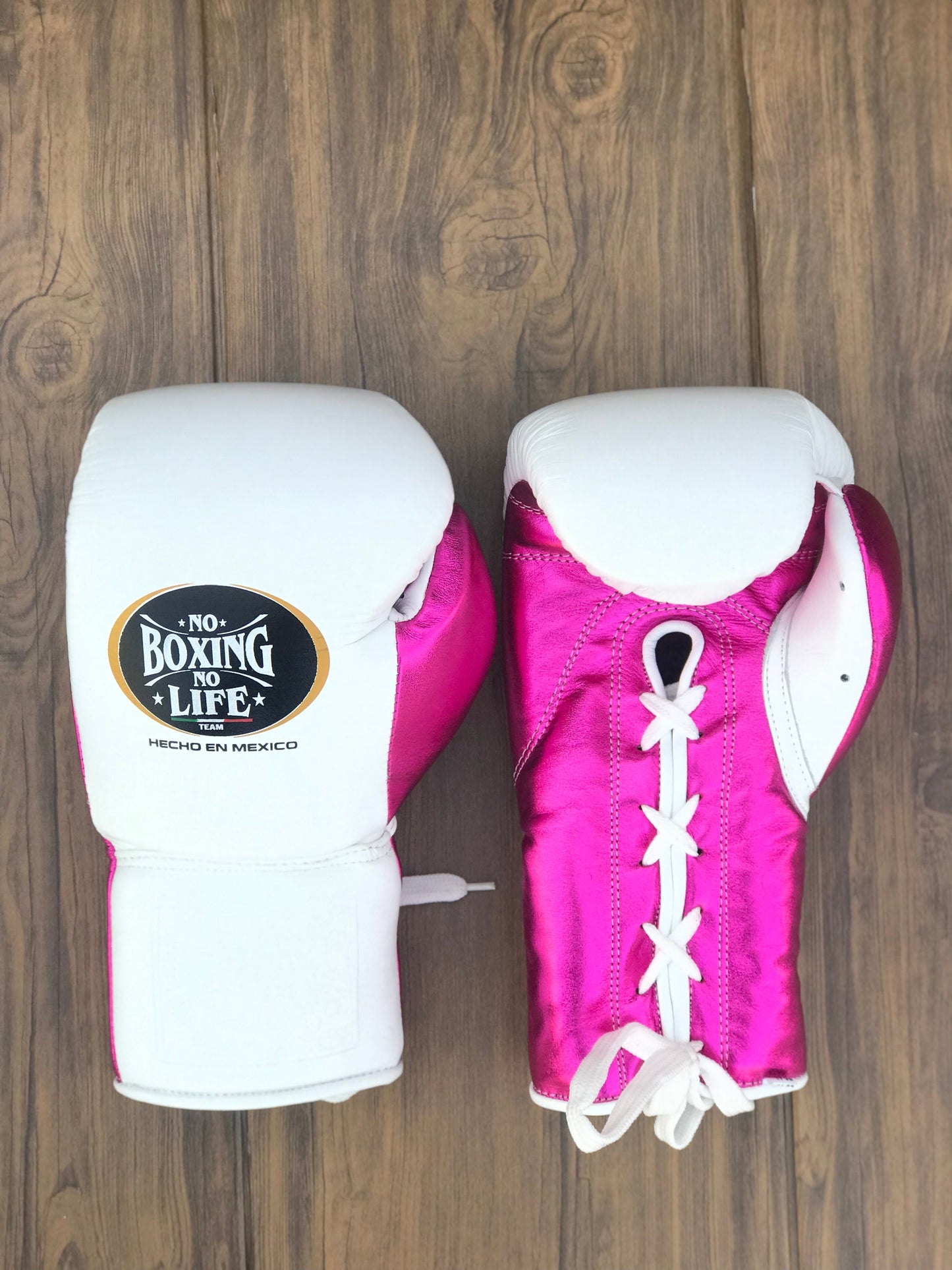 No Boxing No Life set, NBNL pink/white Boxing set ,NO Boxing No Life Gloves