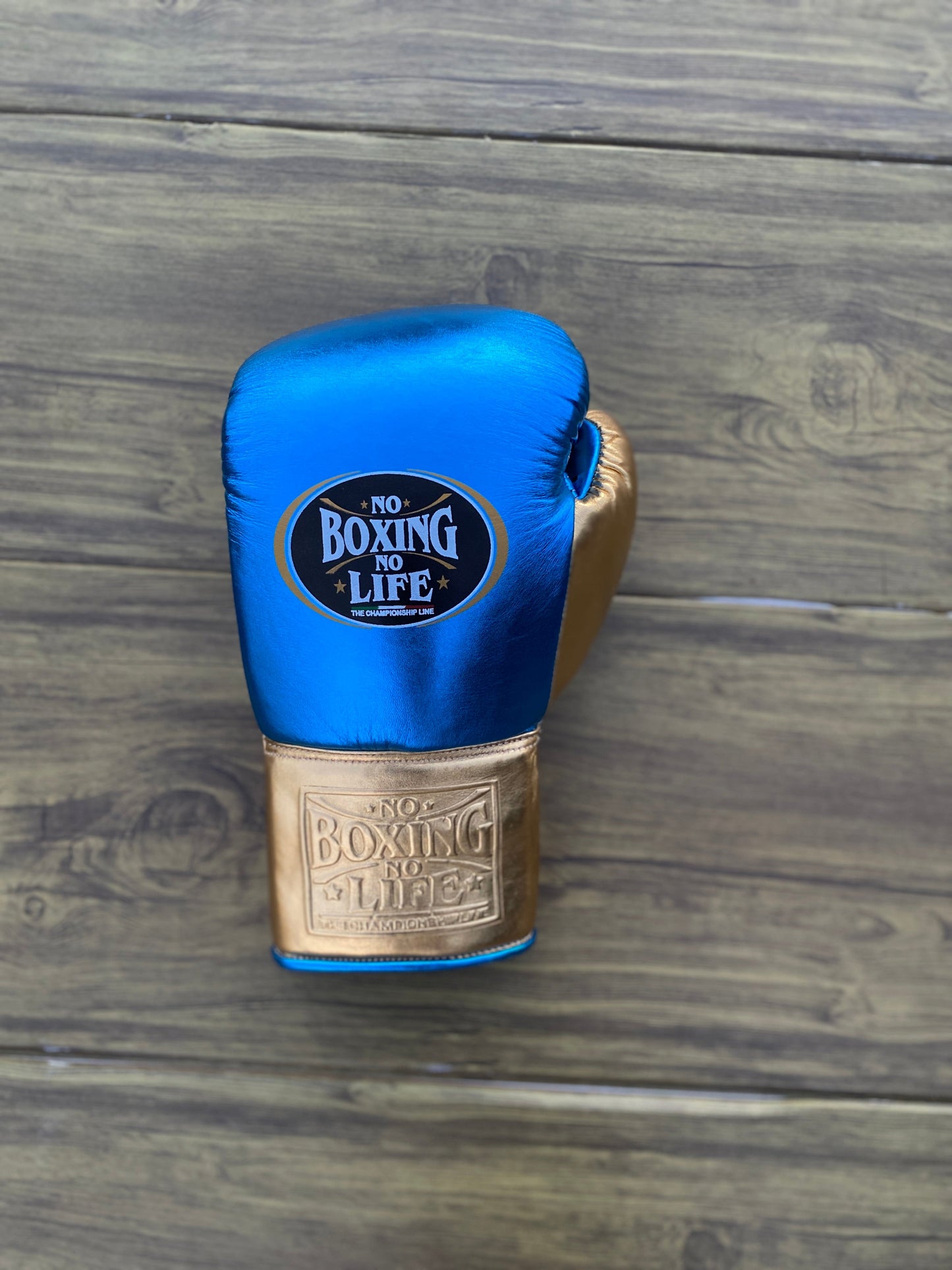 No Boxing No Life set, NBNL Blue/Gold Boxing set, No Boxing No Life Gloves