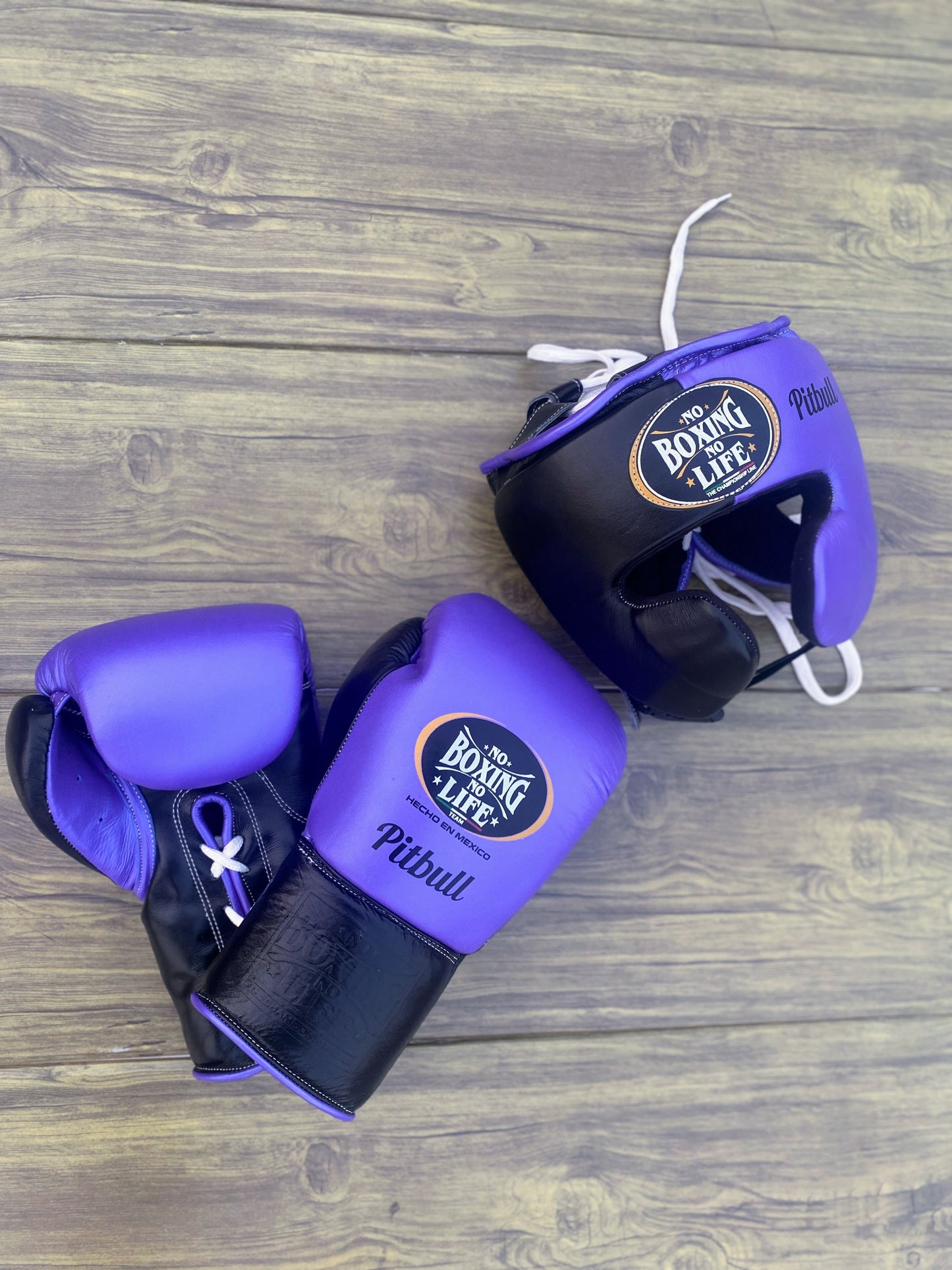 No Boxing No Life set, NBNL Black/Purple Boxing set, No Boxing No Life Gloves