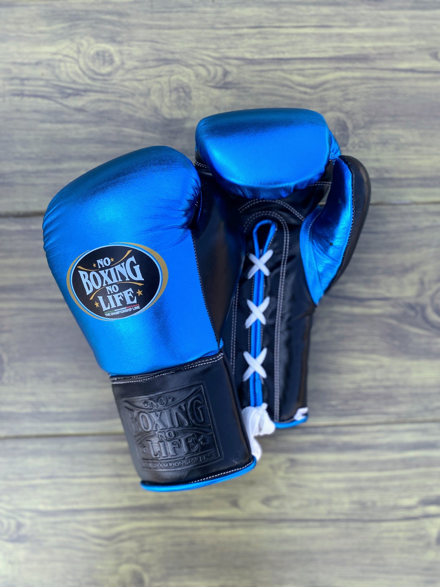 No Boxing No Life set, NBNL Blue/Black Boxing set, No Boxing No Life Gloves