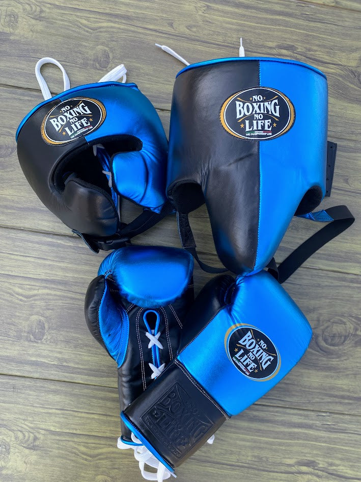 No Boxing No Life set, NBNL Blue/Black Boxing set, No Boxing No Life Gloves