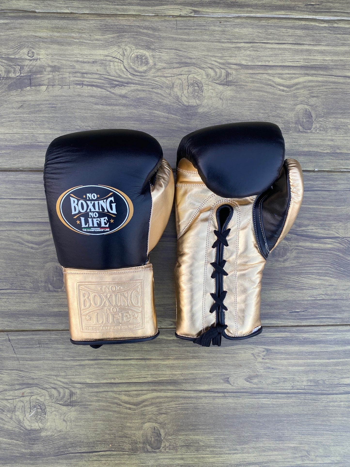 No Boxing No Life set, NBNL Gold/Black Boxing set, No Boxing No Life Gloves