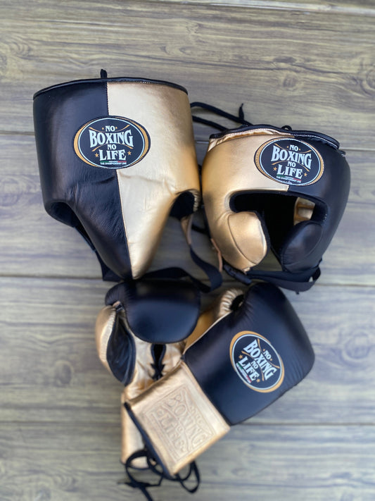 No Boxing No Life set, NBNL Gold/Black Boxing set, No Boxing No Life Gloves