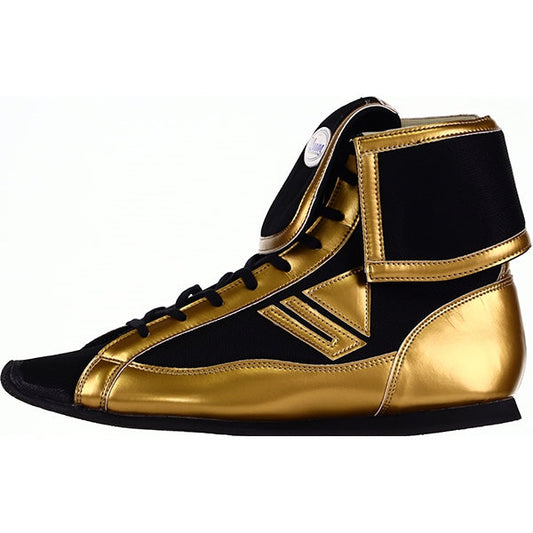 Winning Mid-Cut FOLD Type Boxing Shoes - Black  Gold