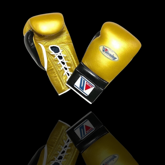 Winning boxing gloves, gold/black christmas gift for mens Thanksgiving gifts for him