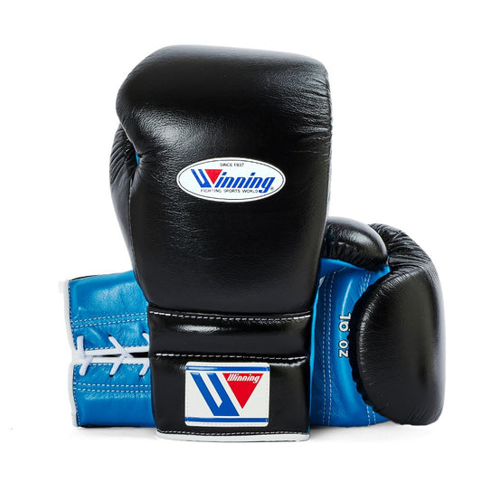 Winning boxing gloves, black/blue christmas gift for mens Thanksgiving gifts for him
