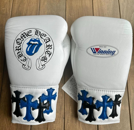Winning boxing gloves,  white christmas gift for mens Thanksgiving gifts for him....