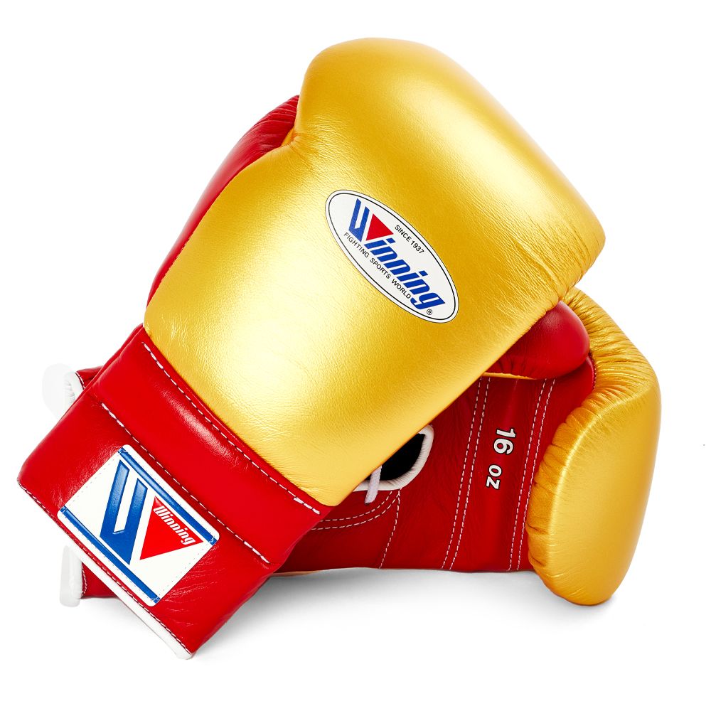 Winning boxing gloves, gold/red christmas gift for mens Thanksgiving gifts for him