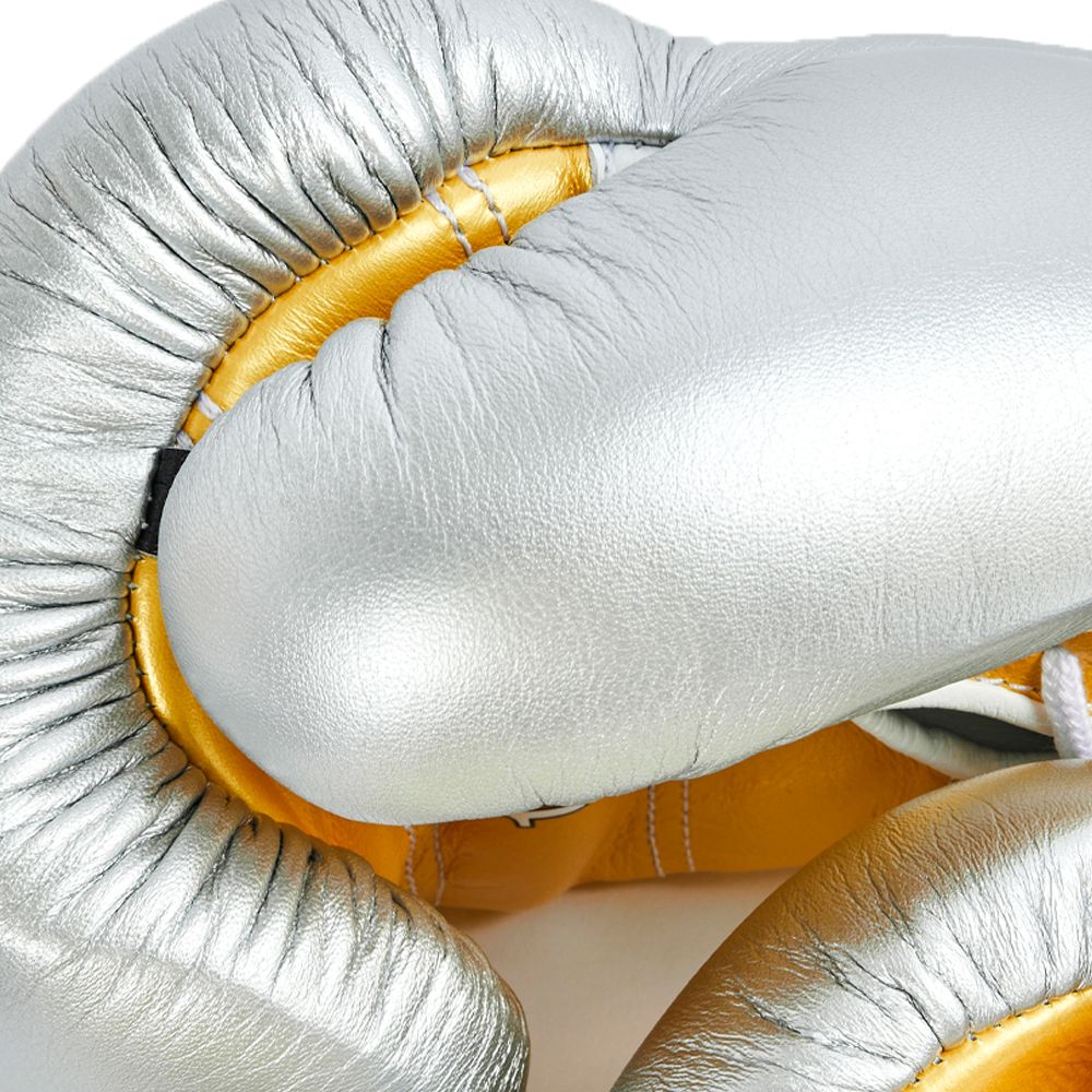 Winning boxing gloves, silver/gold christmas gift for mens Thanksgiving gifts for him
