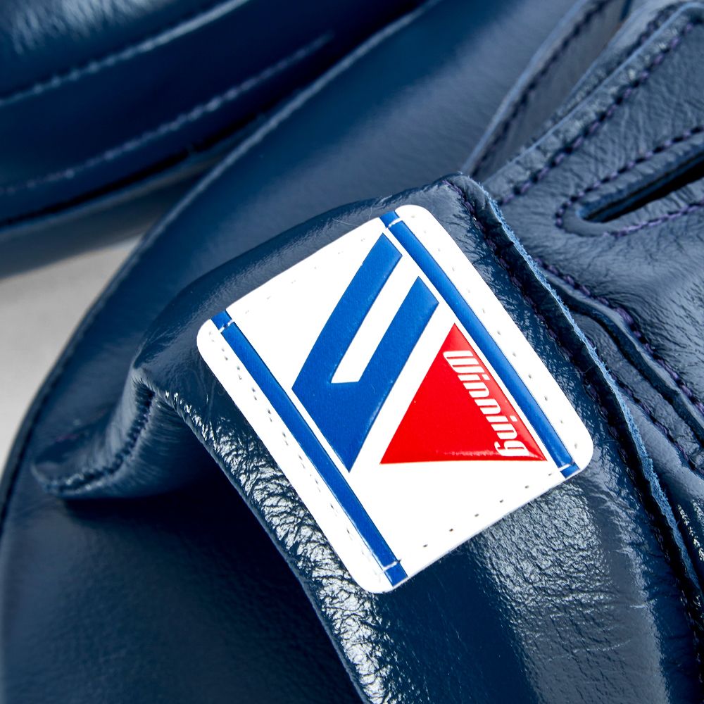 WINNING BOXING CUSTOM CM-65 PUNCH MITTS - NAVY BLUE