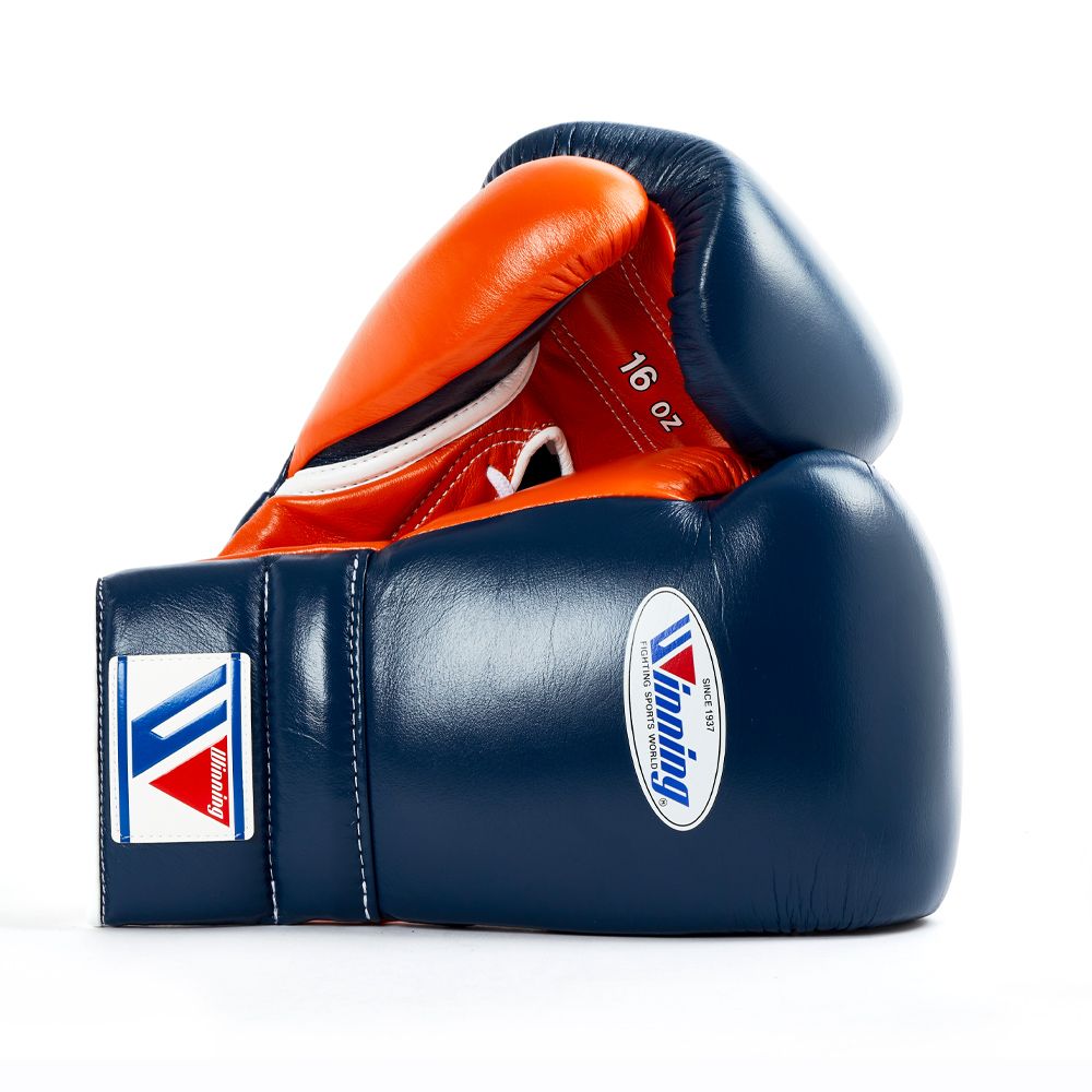 Winning boxing gloves, blue/orange christmas gift for mens Thanksgiving gifts for him