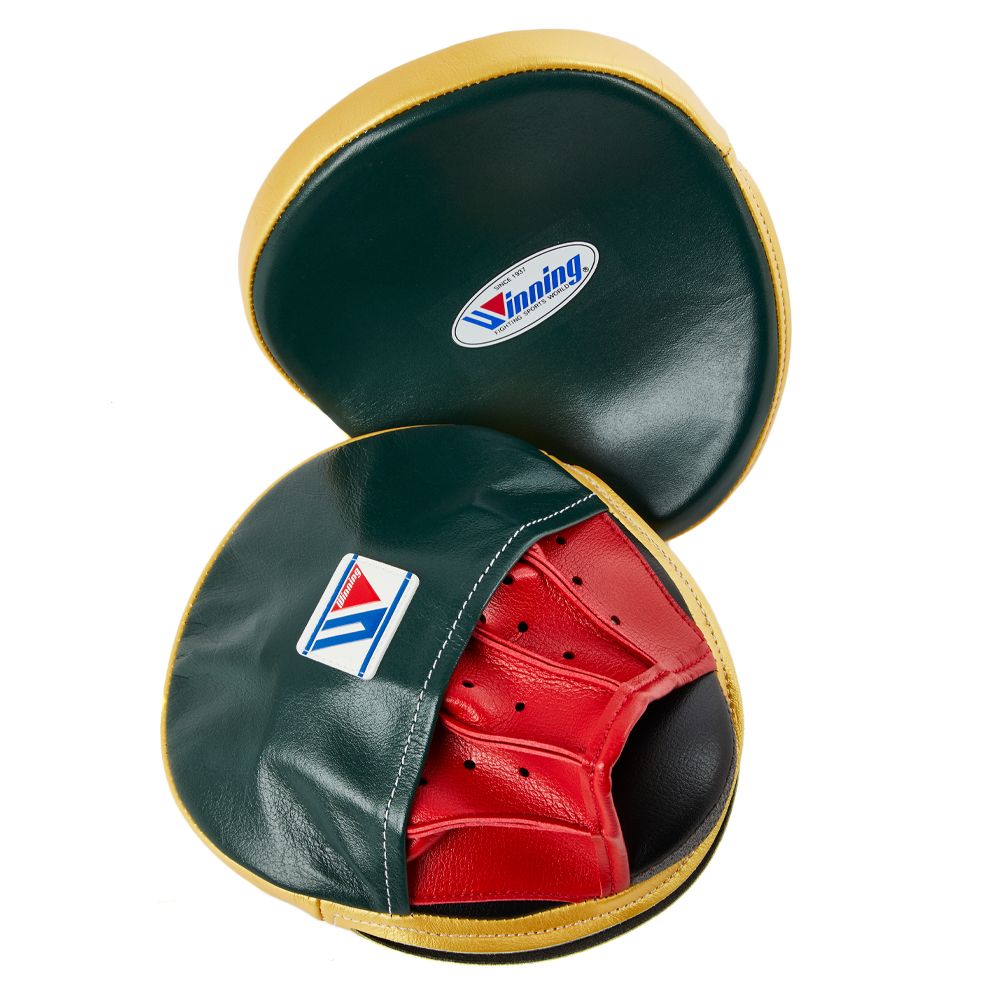 WINNING BOXING CUSTOM CM-65 PUNCH MITTS - NAVY BLUE