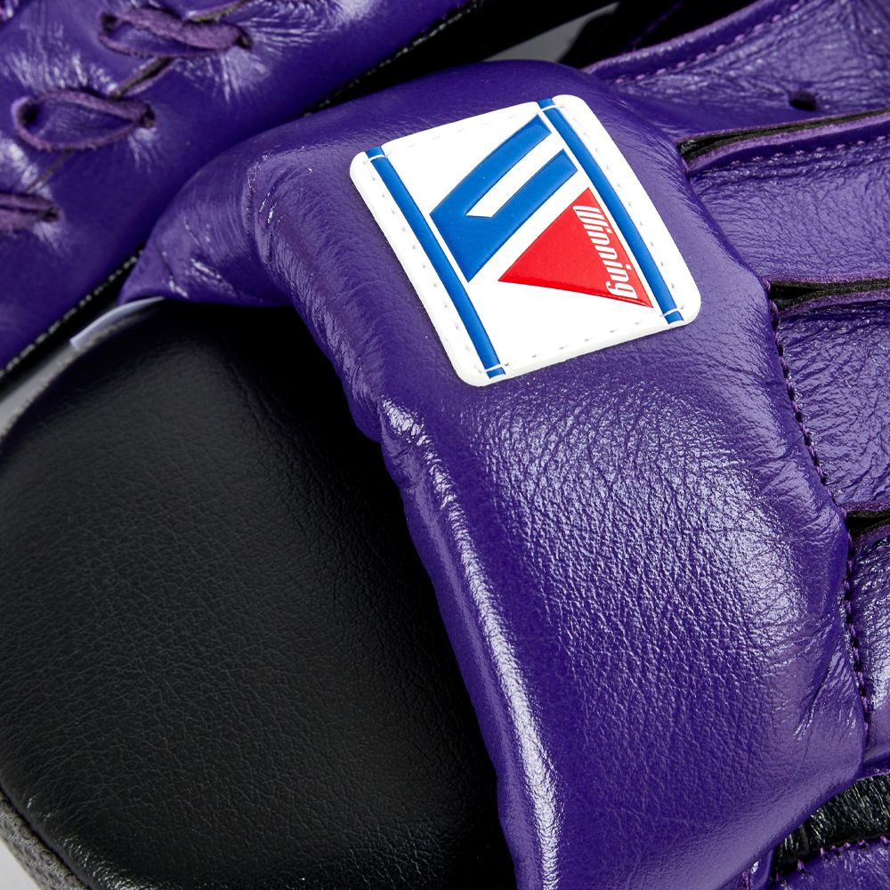 WINNING BOXING CUSTOM CM-65 PUNCH MITTS - PURPLE BLACK