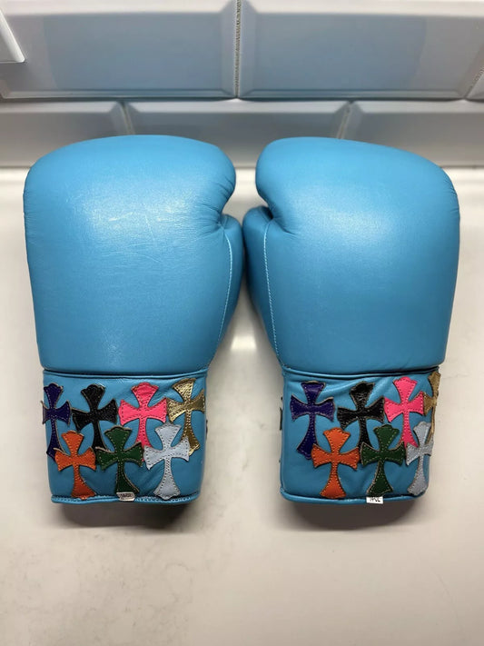 Customizable boxing glove , Glove Forge online , sky blue boxing gloves,