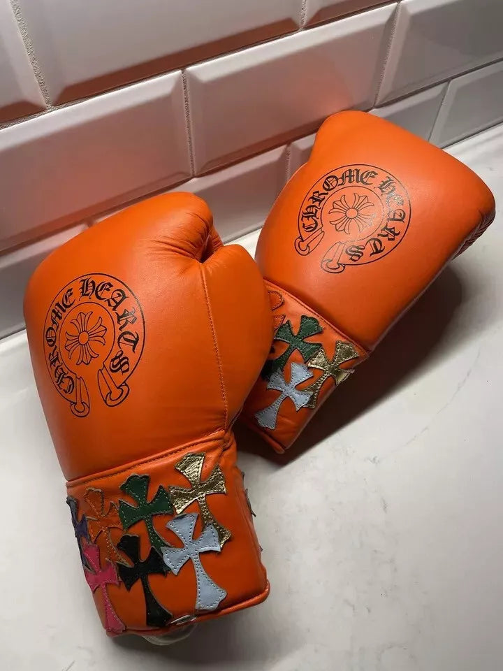 Customizable boxing glove , Glove Forge online , ORANGE boxing gloves,