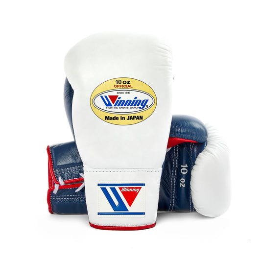 Winning boxing gloves, white/blue christmas gift for mens Thanksgiving gifts for him